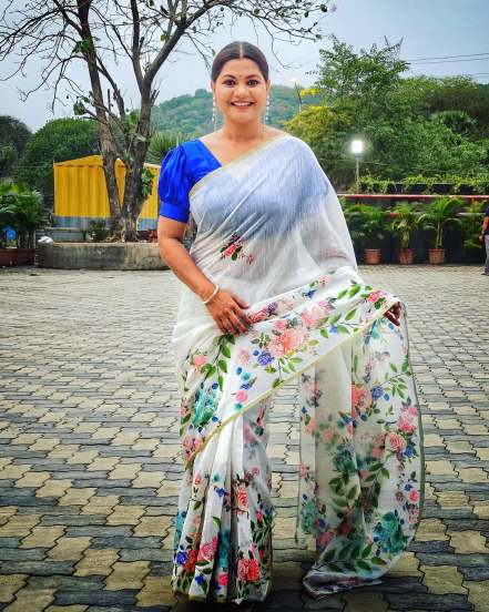 Namrata Sambherao Green Saree Look