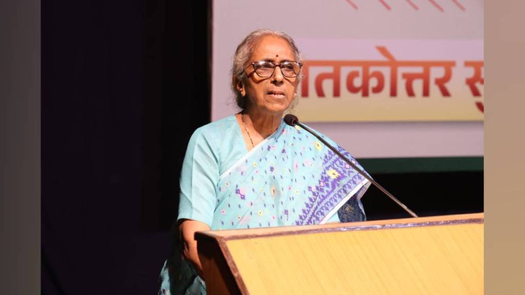 pune marathi should be the first language in education says critic neelima gundi in famous vasant vyakhyanmala