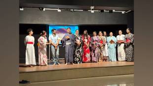 japanese language students perform play kathni in japanese language