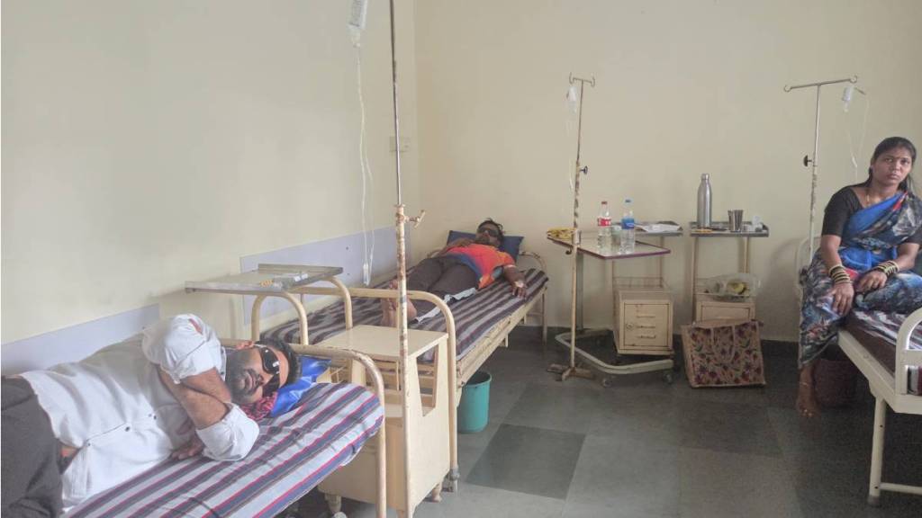 Sunday morning ten workers at factory in tarapur industrial area suffered from respiratory failure