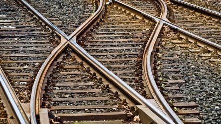 railway line, freight , girders , flyover,