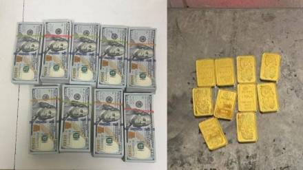 Customs seized gold and foreign currency in two cases at Mumbai airport