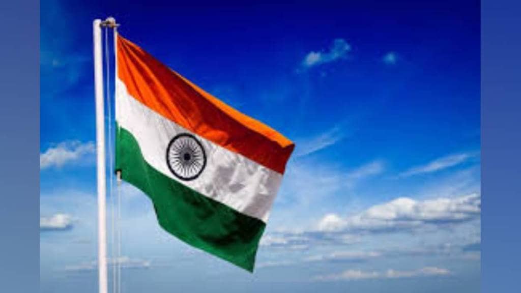 minister Shambhuraj officials students and citizens joined Shiv Sena rainy Tricolor Rally