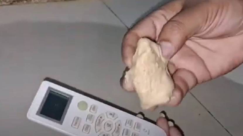 apply dough on remote before use ac