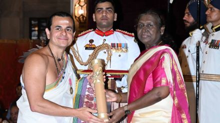 Brazilian mechanical engineer receives Padma Shri for promoting Bhagavad Gita globally