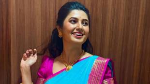 Prajakta mali saree look
