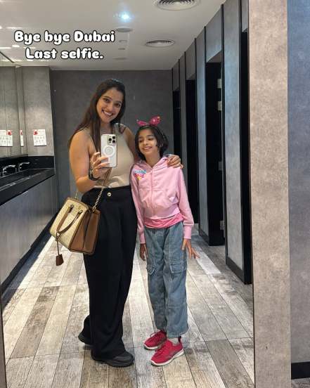 Priya Bapat Dubai Family Trip
