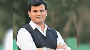 Protest held in front of Badnera MLA Ravi Ranas residence