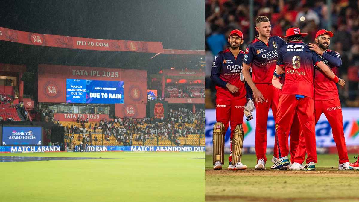 IPL 2025 Playoff Scenario: RCBला सामना रद्द झाल्याचा बसला धक्का, पहिल्या स्थानी असूनही टॉप-४ मधून होऊ शकते बाहेर; प्लेऑफचं संपूर्ण समीकरण