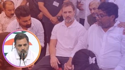 Rahul Gandhi addressing media while demanding martyr status for Pahalgam attack victims Rahul Gandhi addressing media while demanding martyr status for Pahalgam attack victims