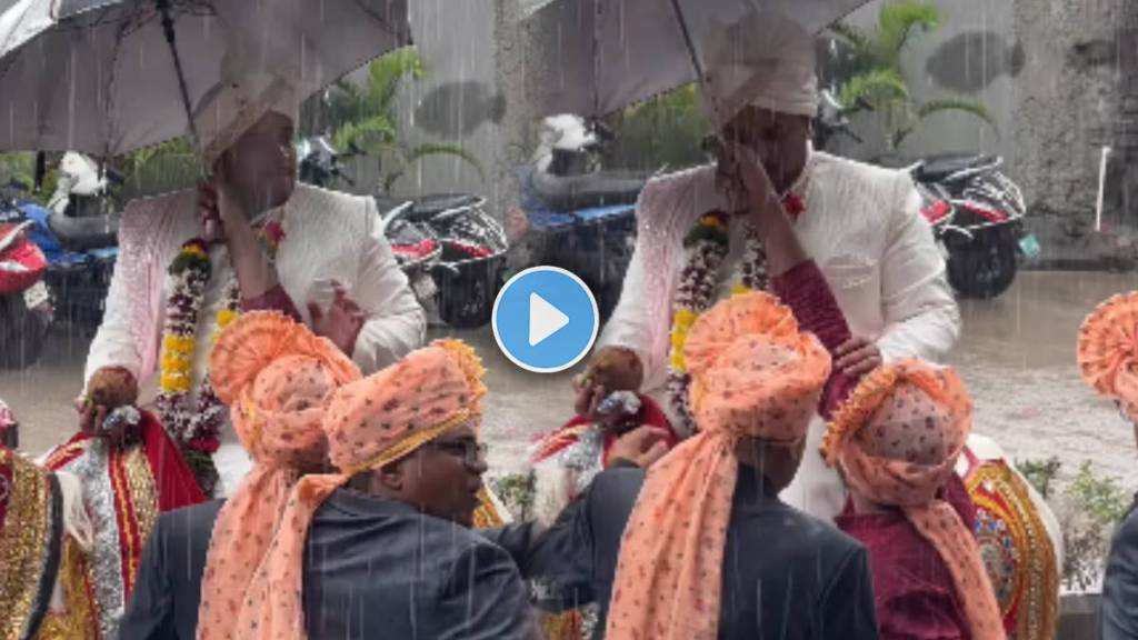 Raining on wedding day