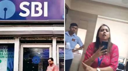 A State Bank of India employee in Karnataka refused to speaking in Kannada