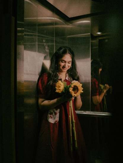 Priyadarshini Indalkar Collar Dress look