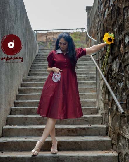 Priyadarshini Indalkar Collar Dress look