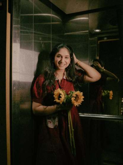 Priyadarshini Indalkar Collar Dress look