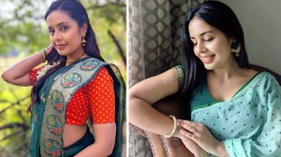 Shivani Rangole Kulkarni Saree Look