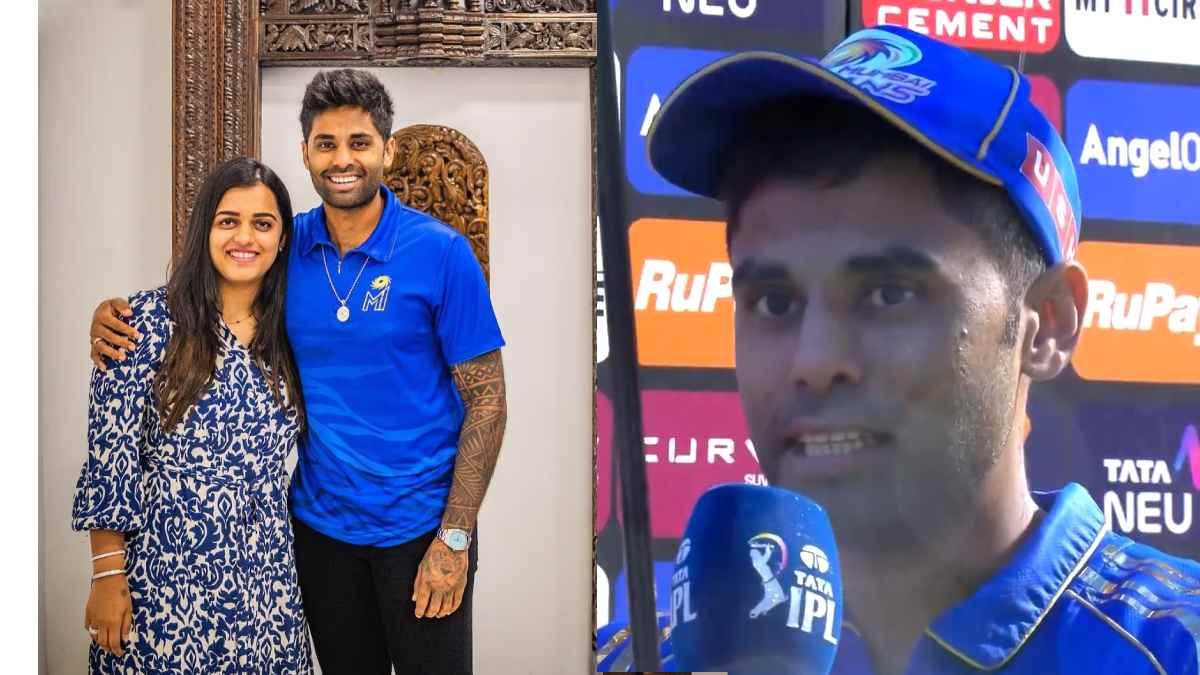 VIDEO: नवरा असावा तर असा! एका खेळीतच सूर्याने बायकोची इच्छा केली पूर्ण; “माझी बायको आजच मला म्हणाली तुझ्याकडे…”