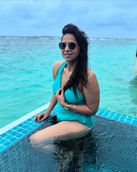 Swanandi Tikekar Maldives Vacation Bold Look