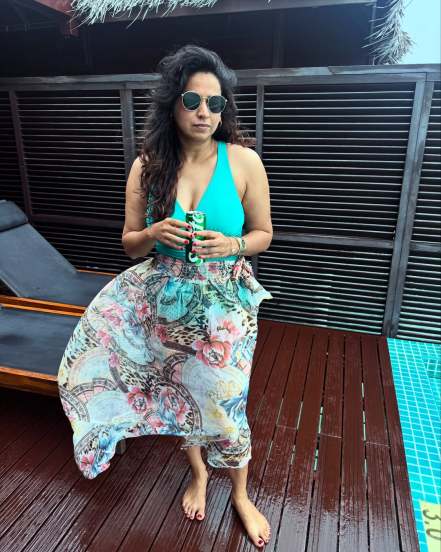 Swanandi Tikekar Maldives Vacation Bold Look