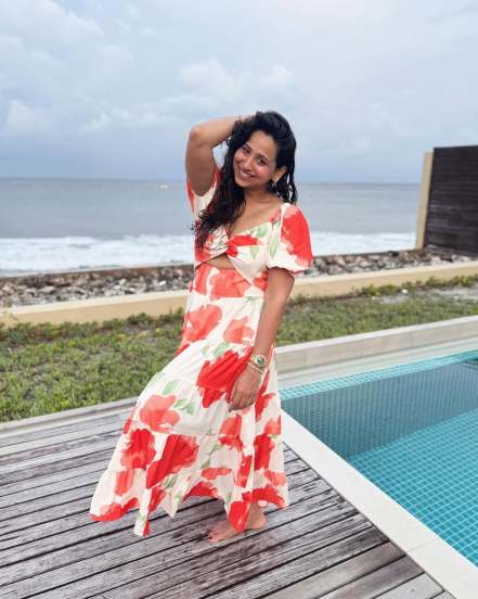 Swanandi Tikekar Maldives Vacation Bold Look
