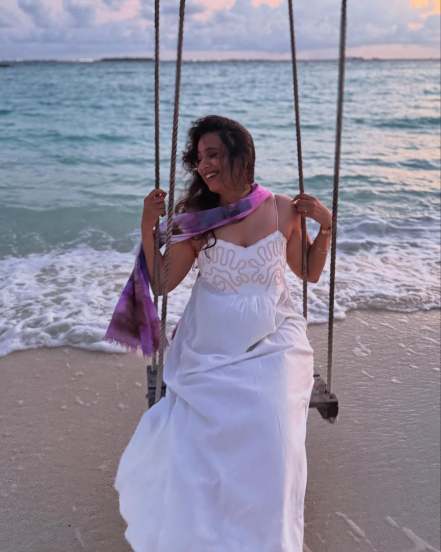 Swanandi Tikekar Maldives Vacation Bold Look