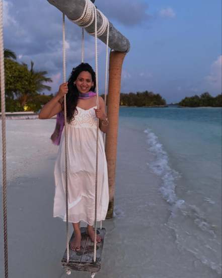 Swanandi Tikekar Maldives Vacation Bold Look