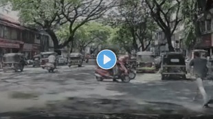 Tell me who is at fault Speeding Biker Rams Into Moped On MG Road Sparks Outrage Pune Viral Video