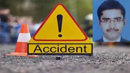 The incident where a young man died after hitting a divider took place in the Loni Kalbhor area on the Pune Solapur highway