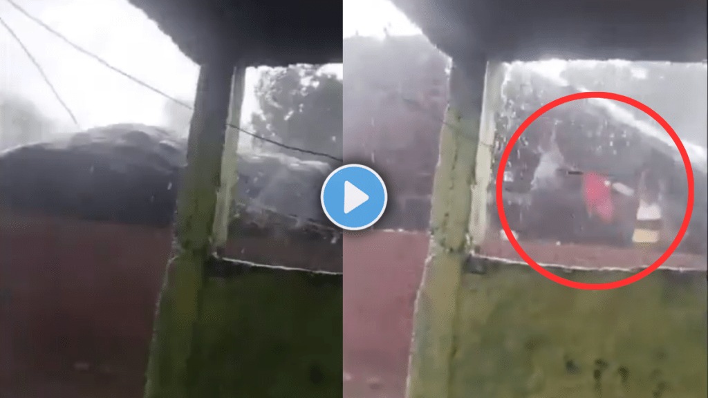 Tin Roof Blown Away By Fierce Storm In Madhya Pradeshs Sagar Tin Roof Blown Away By Fierce Storm In Madhya Pradeshs Sagar