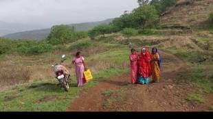 Jambhale village Akole taluka Tribal woman gives birth on road