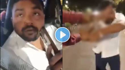UP cab driver assaulted in Maharashtra video viral