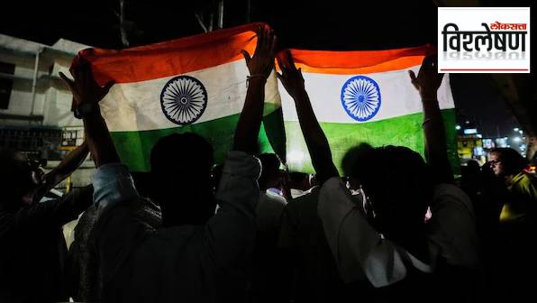 People celebrate the success of 'Operation Sindoor' People celebrate the success of 'Operation Sindoor'