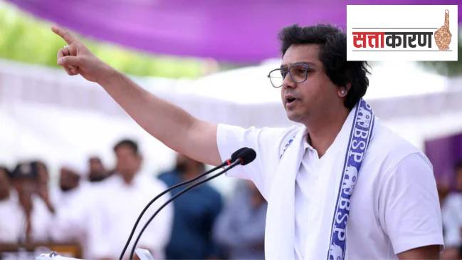 Akash, 30, is now the BSP's chief national coordinator