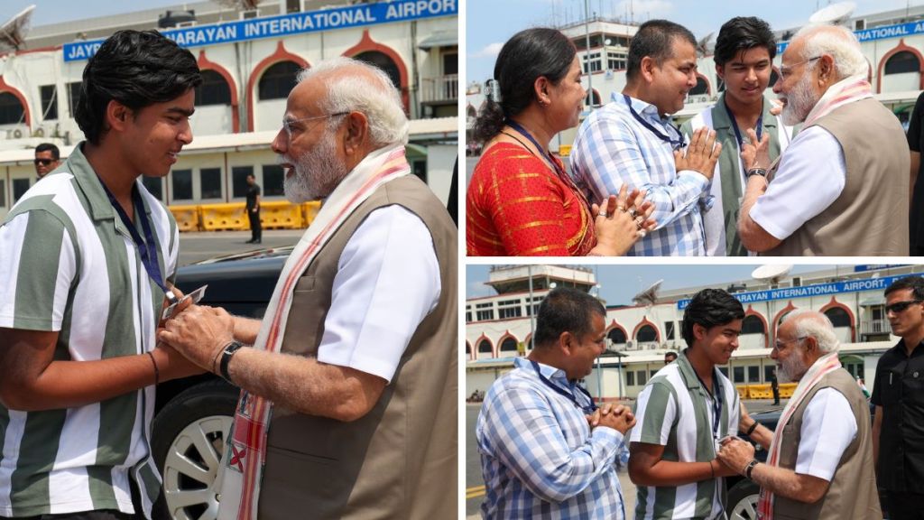 IPL Star Vaibhav Suryavanshi PM Modi Meet