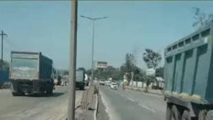 Two wheeler accident near Sakwar on the national highway in Vasai East