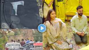 Virat Kohli Anushka Sharma Visited Vrindavan After Sudden Test Retirement Seek Blessings From Premanand Maharaj Video