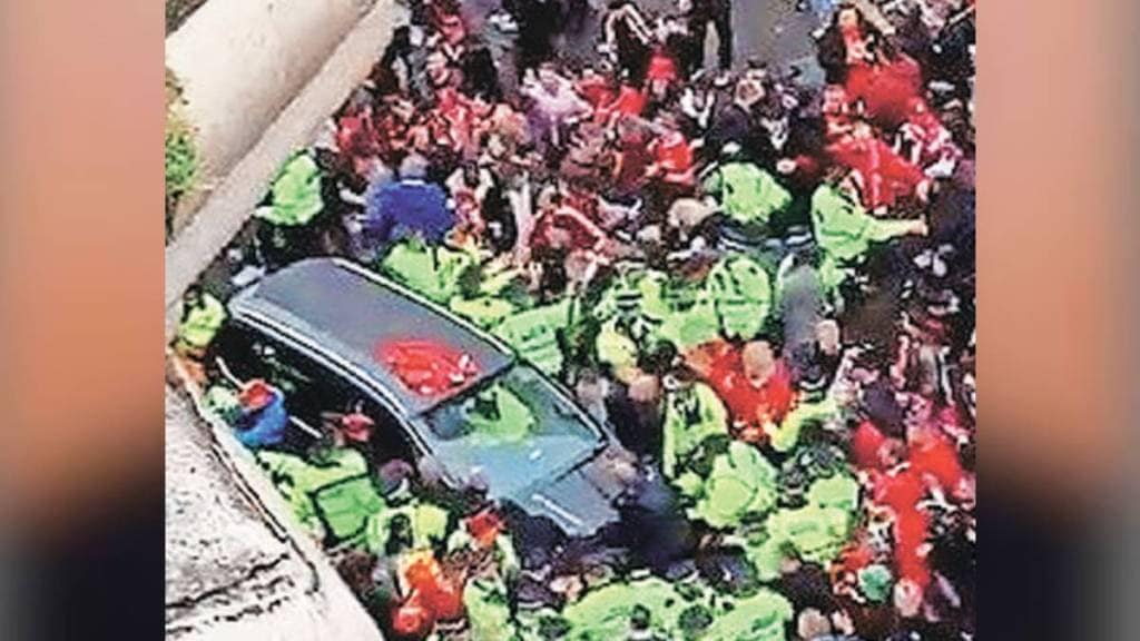 Liverpool FC parade car accident news in marathi