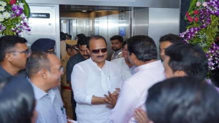 NCP President and Deputy Chief Minister of the state Ajit Pawar in Mira Bhayander