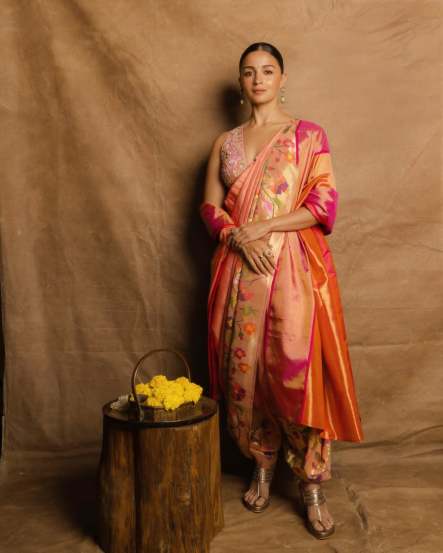 alia bhatt marathi look