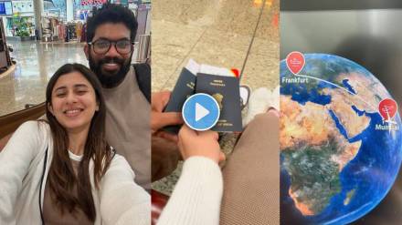 ankita walawalkar first international trip with husband