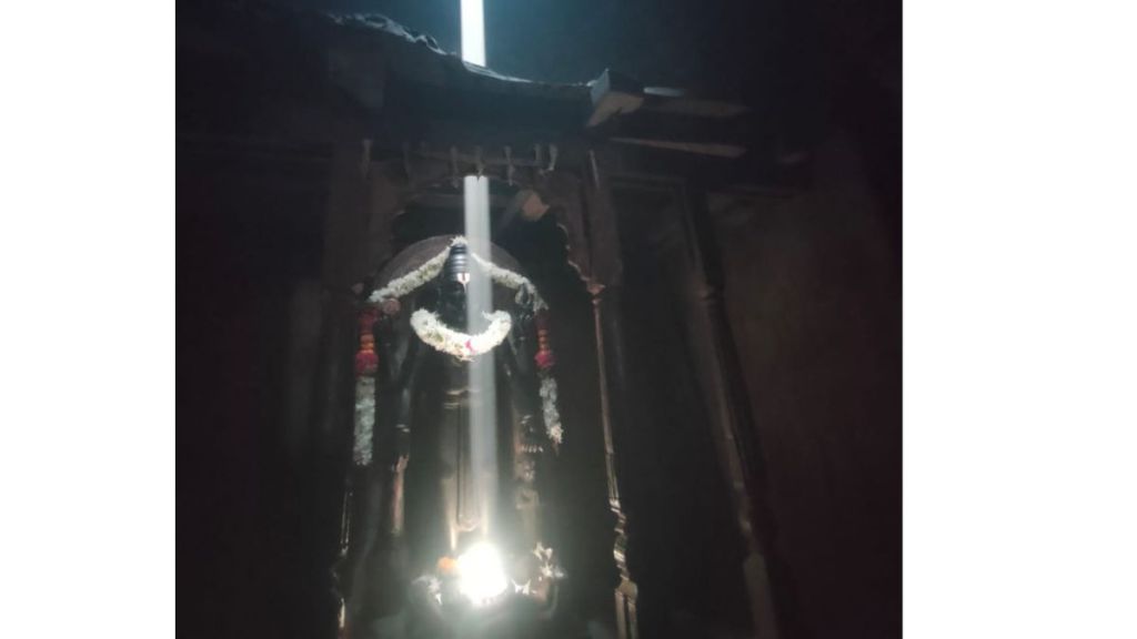 buldhana lonar surya kiran utsav daityasudan temple sunlight abhishek