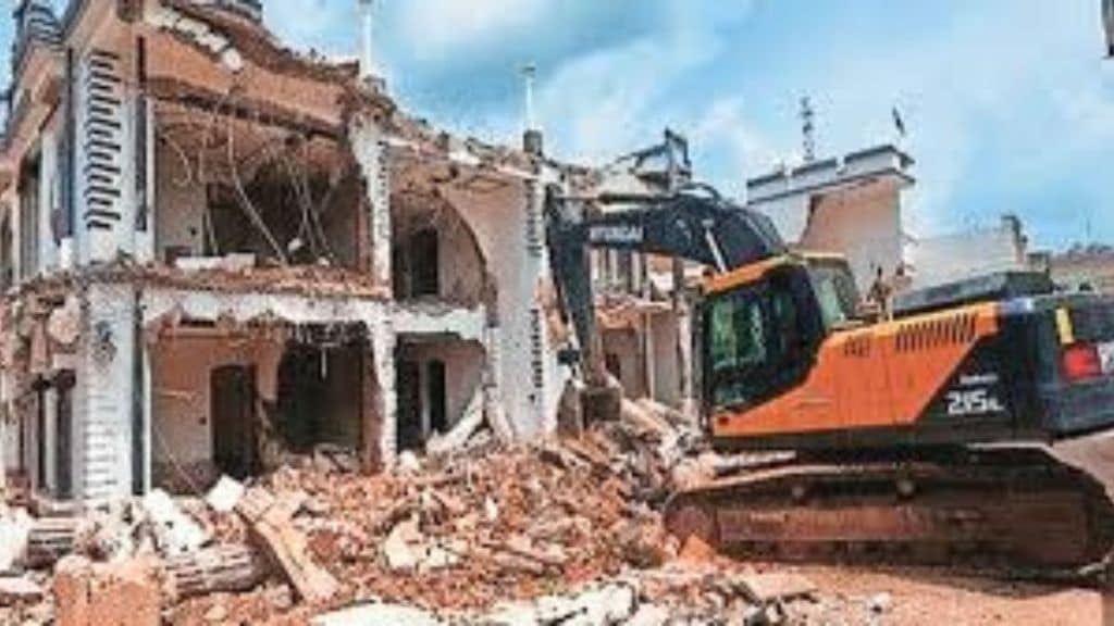 nagpur riot bulldozer operation