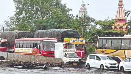 satara traffic jam