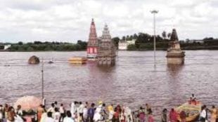 Massive water release from Ujani and Veer dams floods Bhima river in Pandharpur er