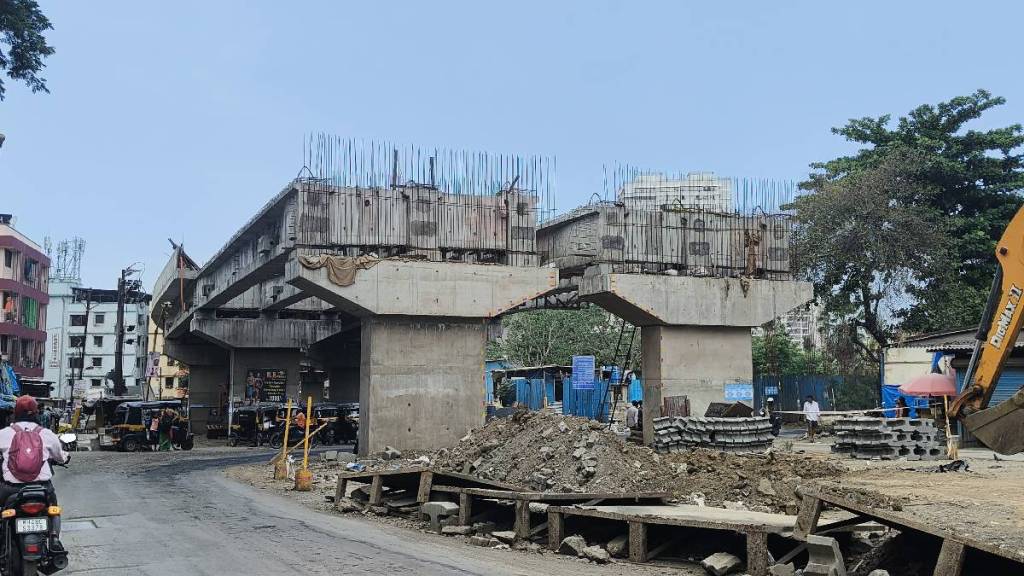 The Public Works Department has started the work of constructing the naringi flyover