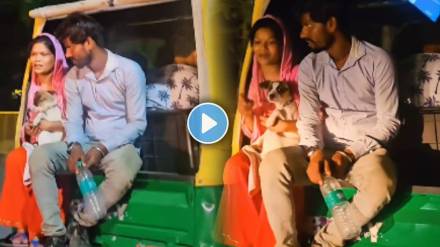 couple sitting in auto rikshaw