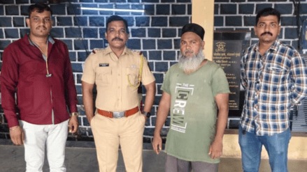A man has been arrested for molesting a blind woman from titwala in a local train and threatening to kill her