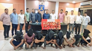 In the Kopergaon city watch theft case, a gang of 8 people from Bihar was arrested, and stolen goods worth ₹10 lakh were seized