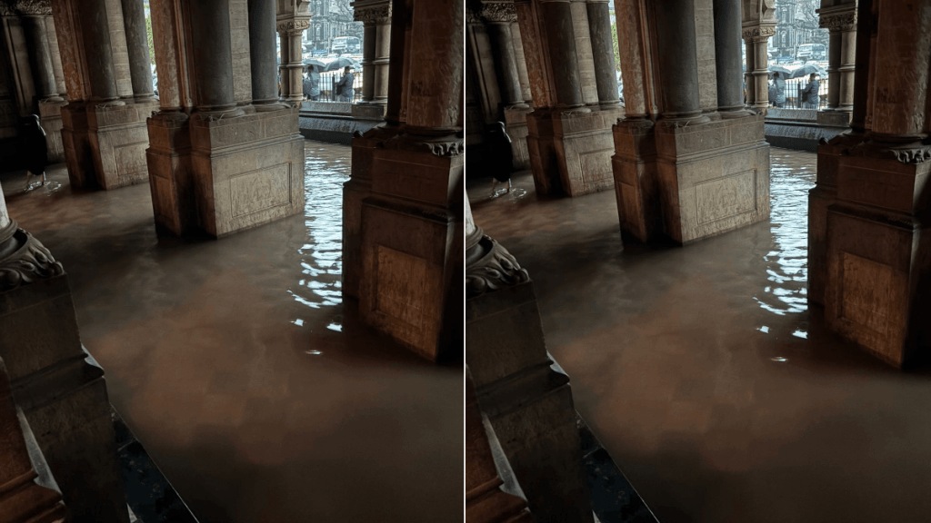 CSMT yard flooded, local services disrupted due to rain mumbai