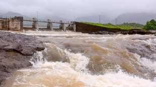 heavy rains Dehrang Dam overflowed Panvel